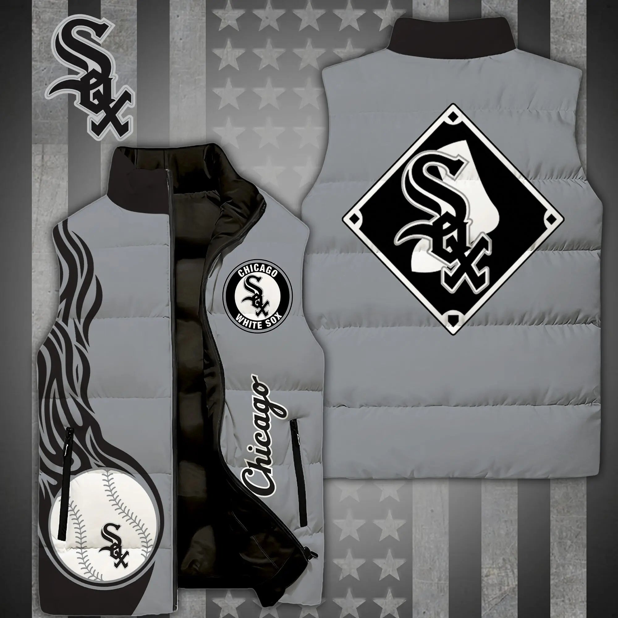 Chicago White Sox Premium Sleeveless Jacket